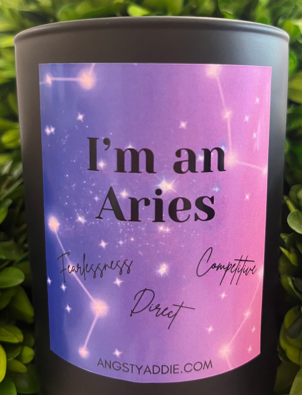 Angsty Addie - Aries 14oz Candle - Rose Champagne Milk