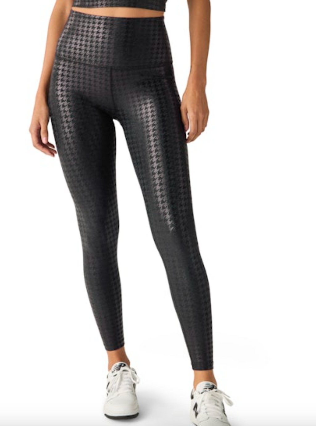 Beyond Yoga Caught in the Midi High Waisted Legging Houndstooth Apothecary Social