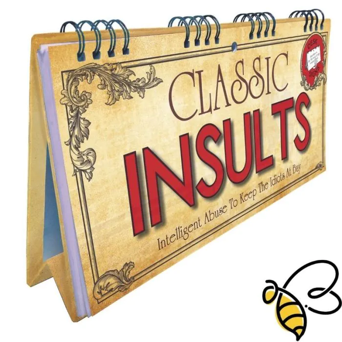 Classic Insults Flip Book Funny book of classic insults