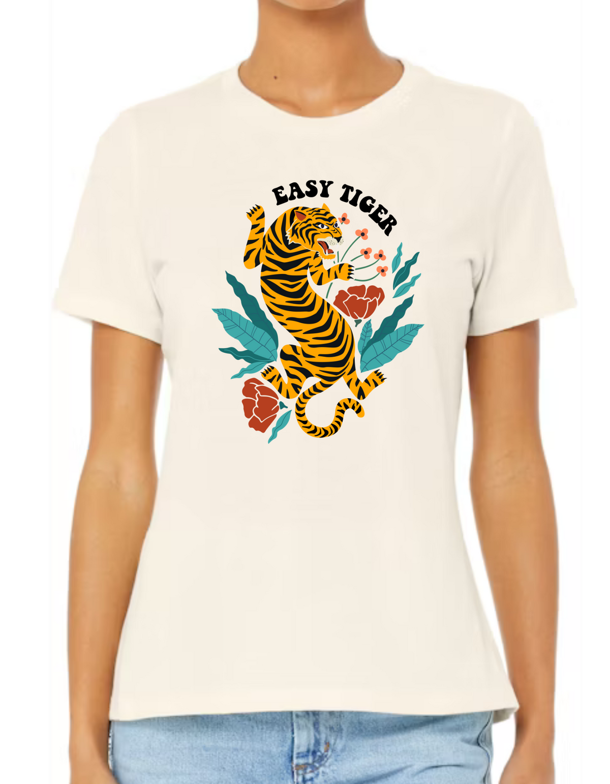 Easy Tiger T Shirt - Natural