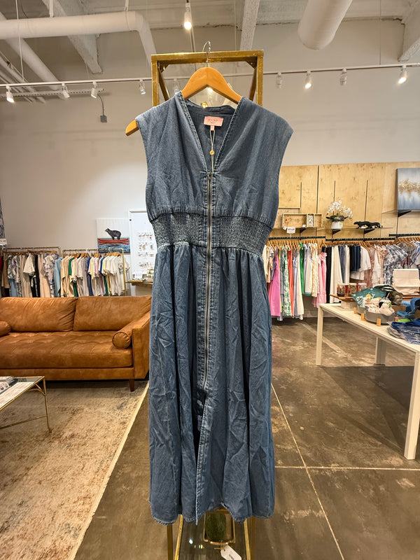 Entro Denim Maxi Dress