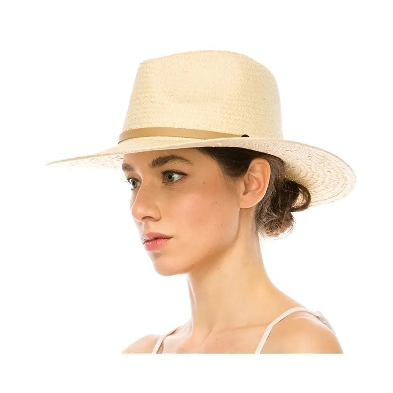 Handwoven Straw Panama Hat