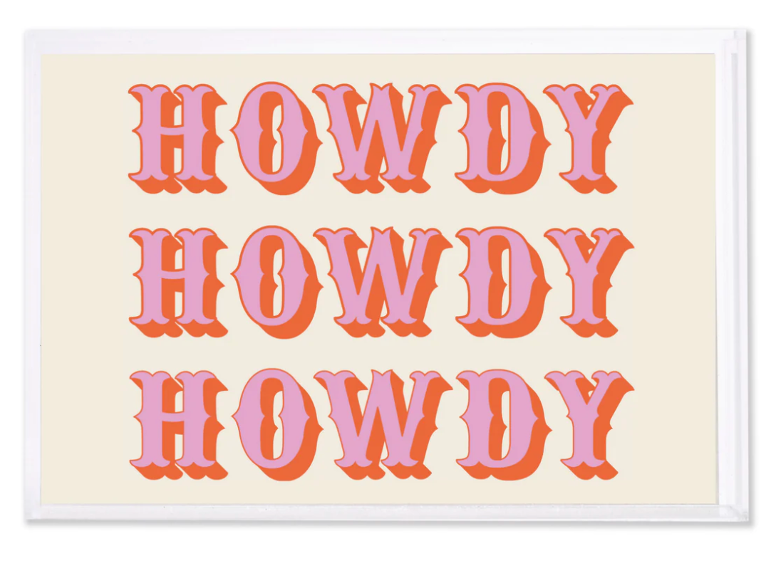 Howdy Small Tray