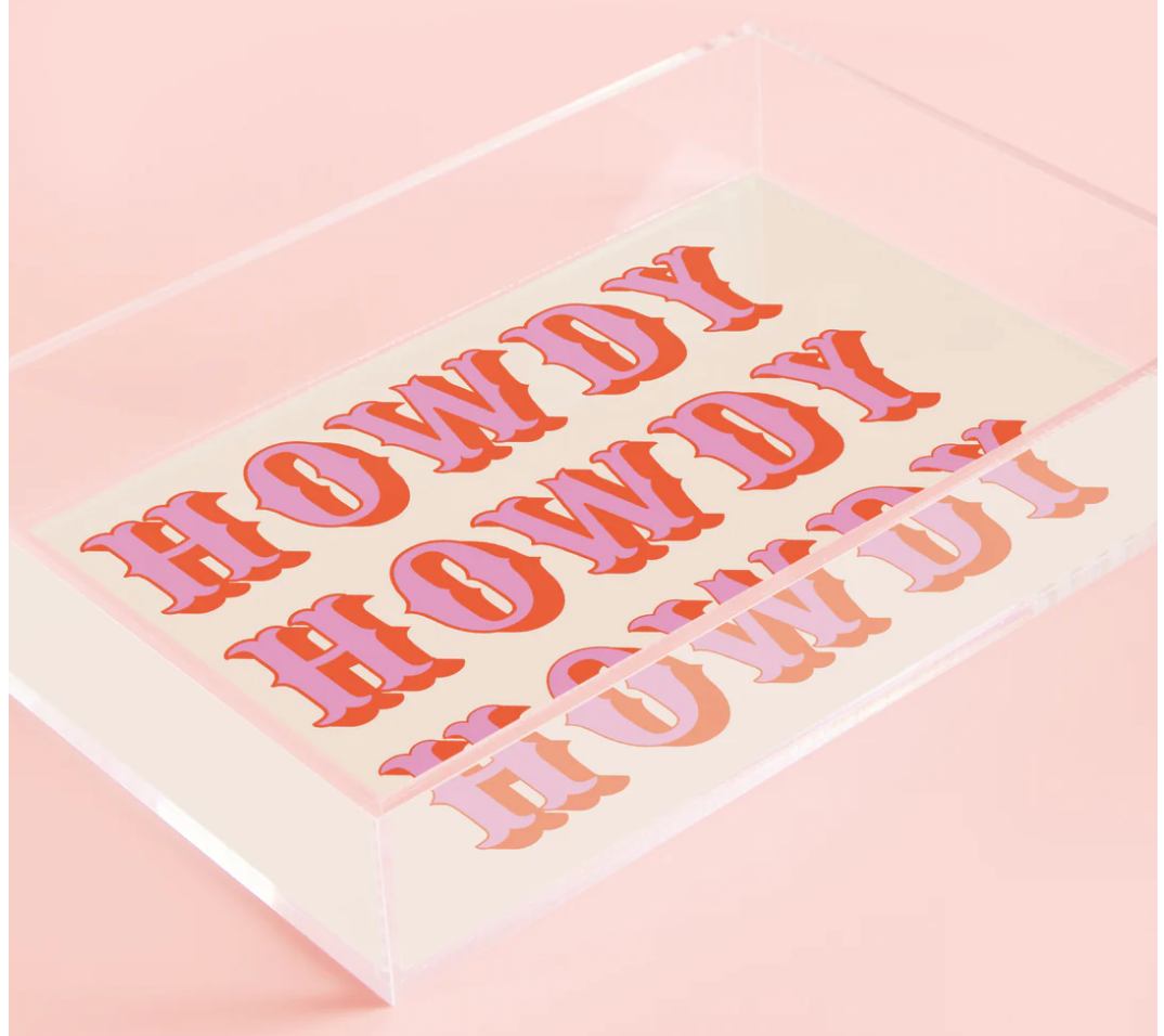 Howdy Small Tray