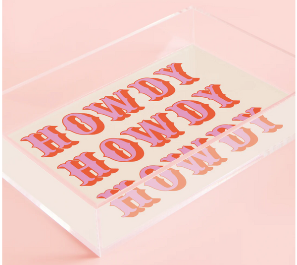 Howdy Small Tray