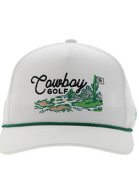 Cowboy Golf Hat — White Landscape Design by Hooey