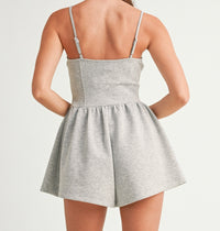 Mable Scuba Snap Button Romper