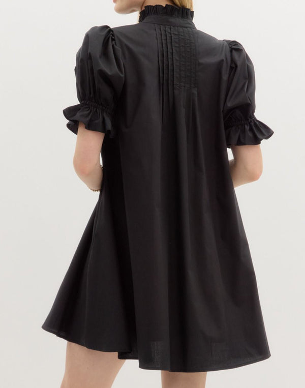 Entro Black Ruffle Dress