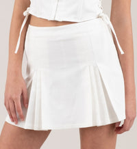 Pleated Mini Skort