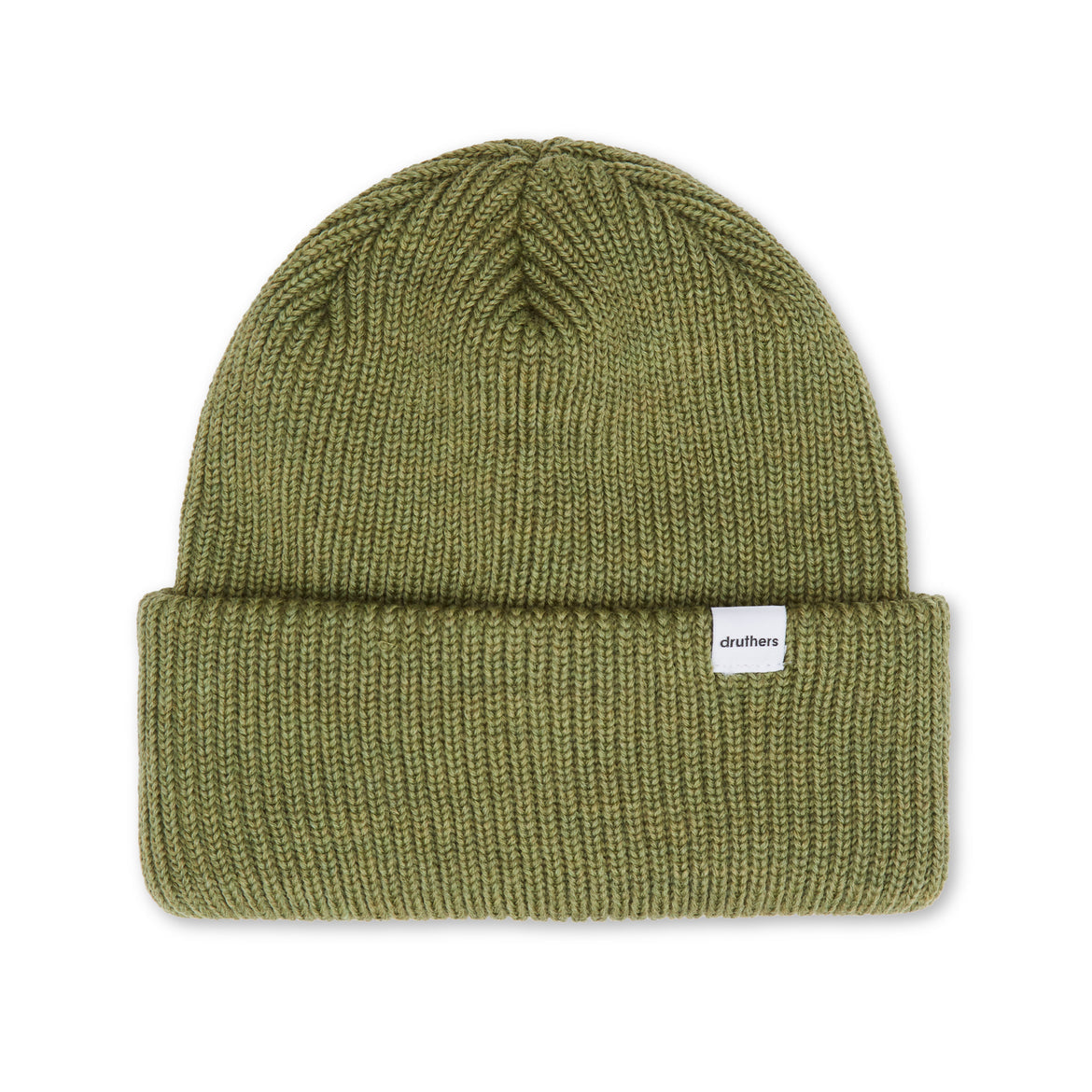 Druthers NYC Merino Wool 1X1 Rib Knit Beanie
