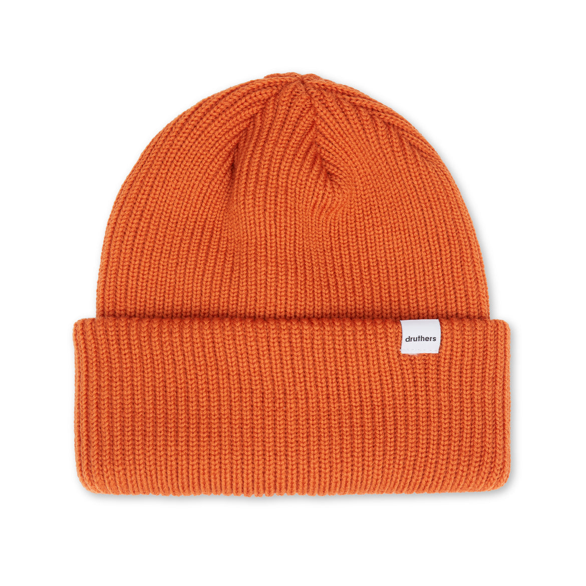 Druthers NYC Merino Wool 1X1 Rib Knit Beanie