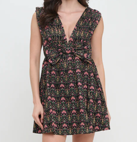 Indigo Garden Bow Dress