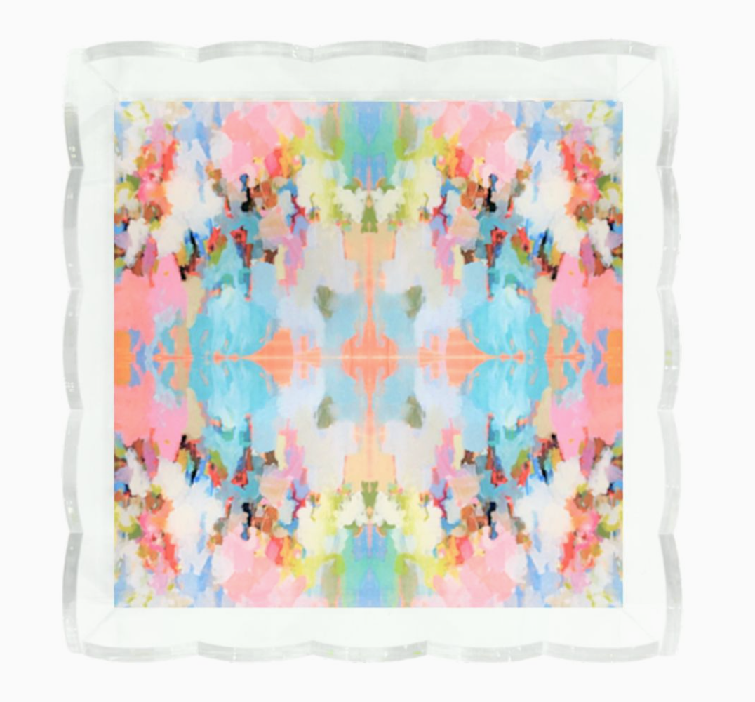 Brooks Avenue Scalloped Tray- Small