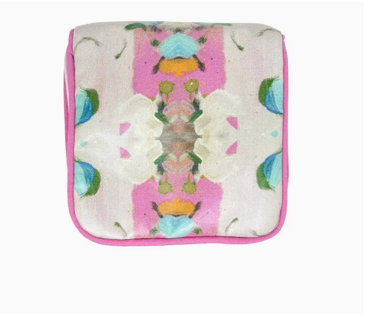 Laura Park Monet's Garden Pink Jewelry Case