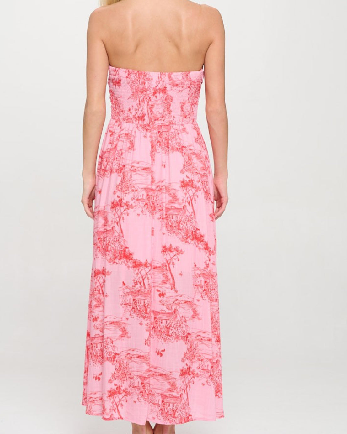 Sunset Cottage Tube Maxi Dress