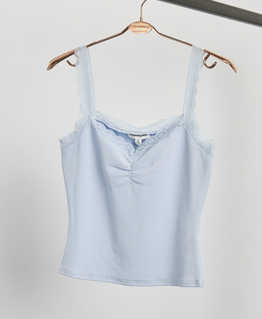 Lace-Trimmed Cami