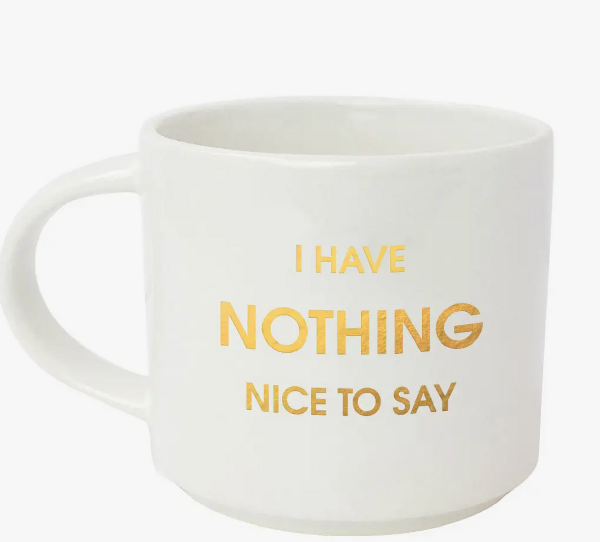 Coffee Mug "Nothing Nice To Say”