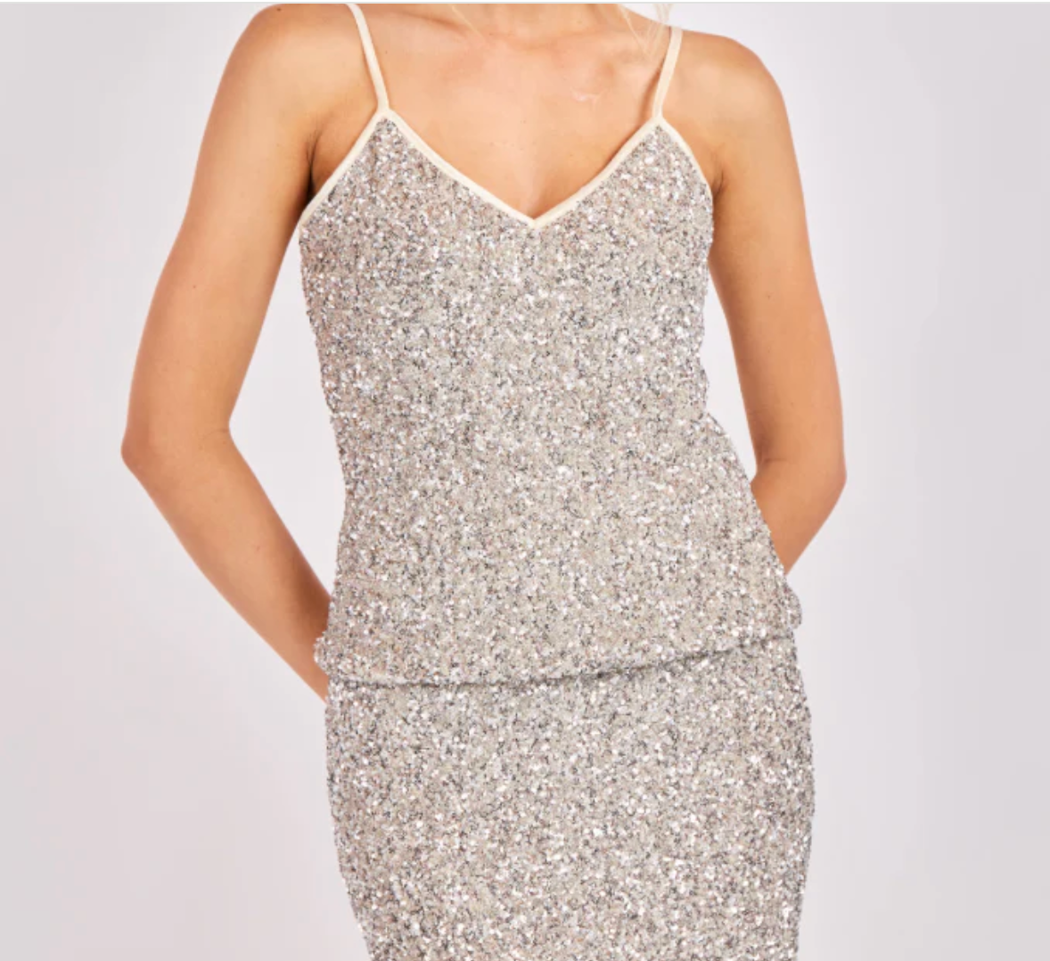 Luster Sequin Cami Top