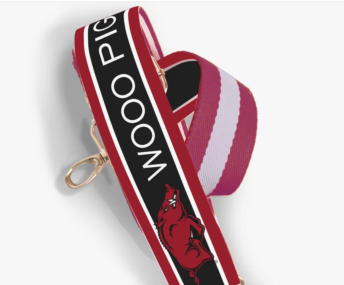 College Purse Straps-Arkansas