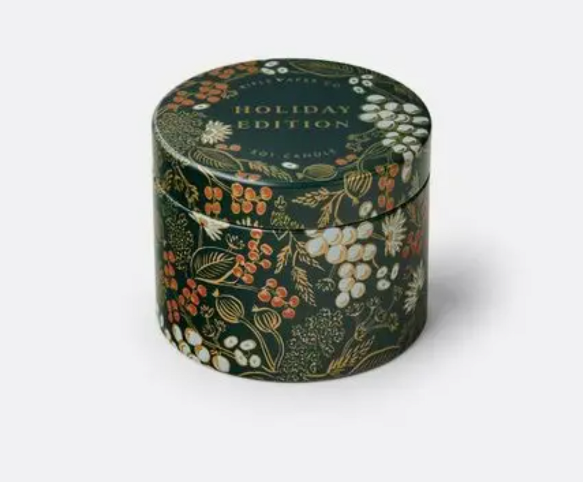 Rifle Paper Co. Holiday 3 oz Tin Candle