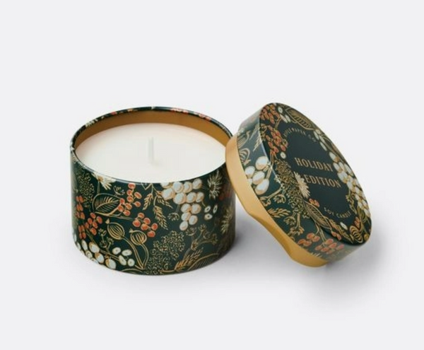 Rifle Paper Co. Holiday 3 oz Tin Candle