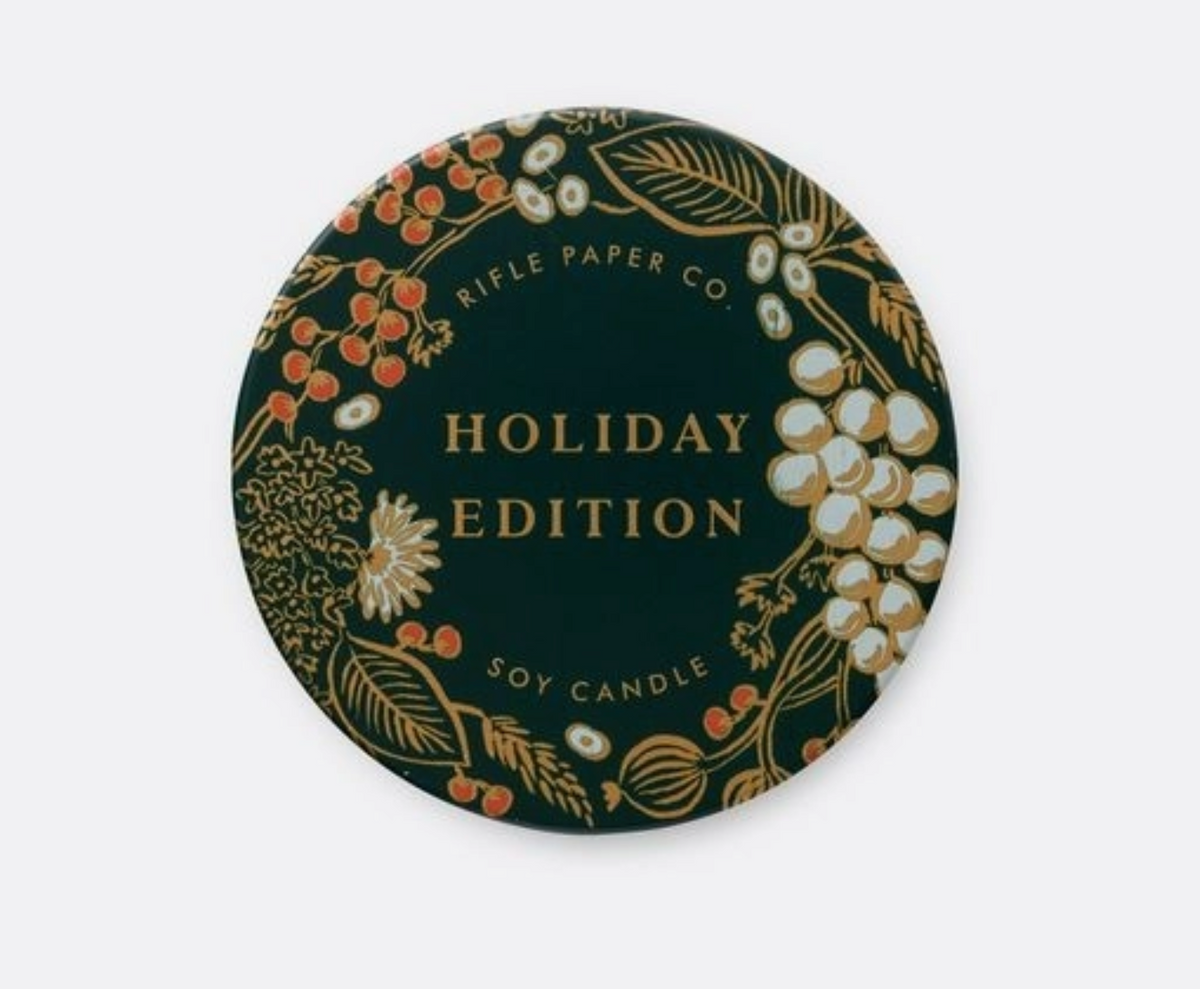 Rifle Paper Co. Holiday 3 oz Tin Candle