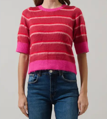 Avanti Stripe Sweater Top
