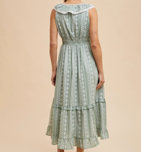 Ruffled Button Down Dress
