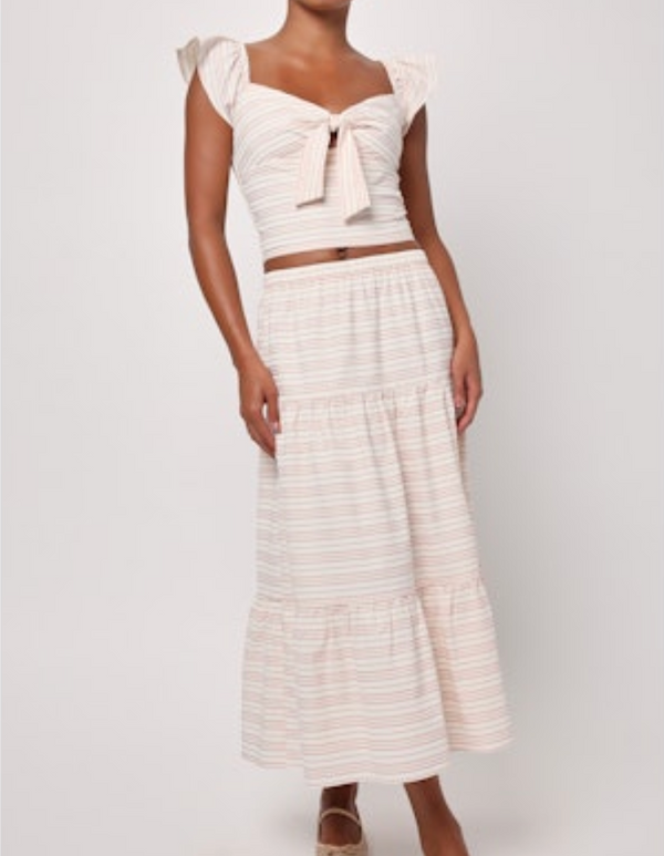Lulus Sienna Tie Front Top