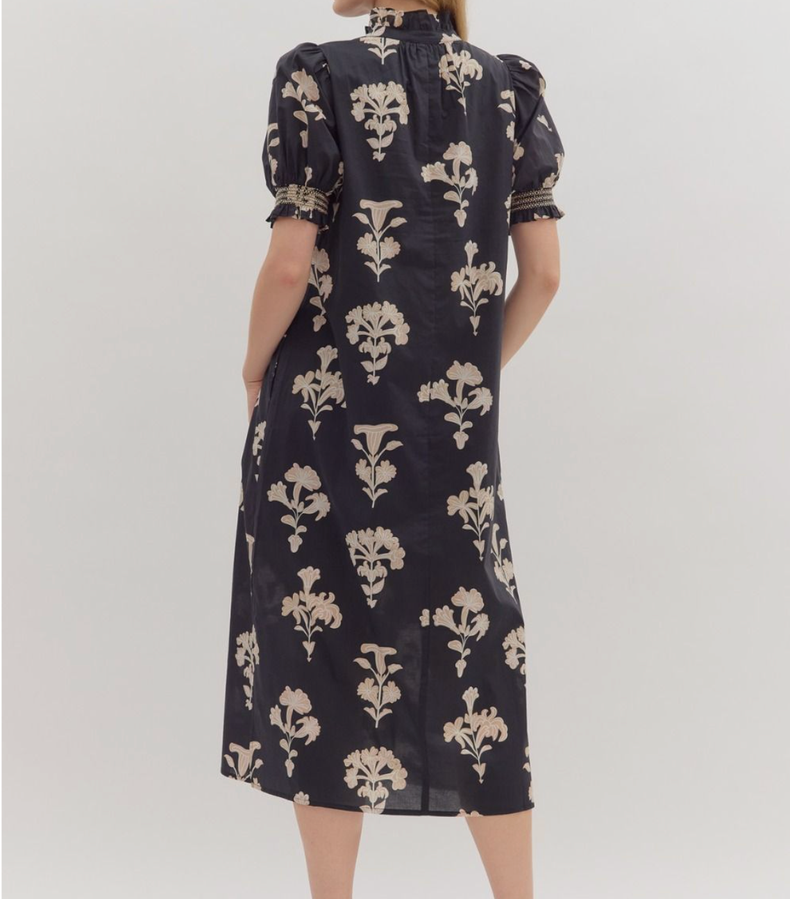 Botanical Print Dress