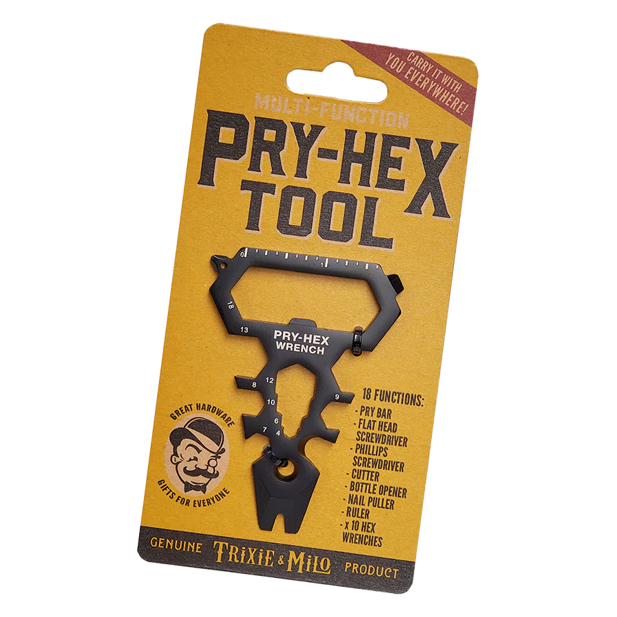 PRY-HEX multi-tool - 18 functions pocket tool