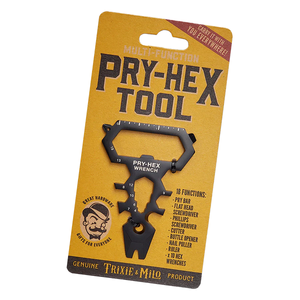 PRY-HEX multi-tool - 18 functions pocket tool