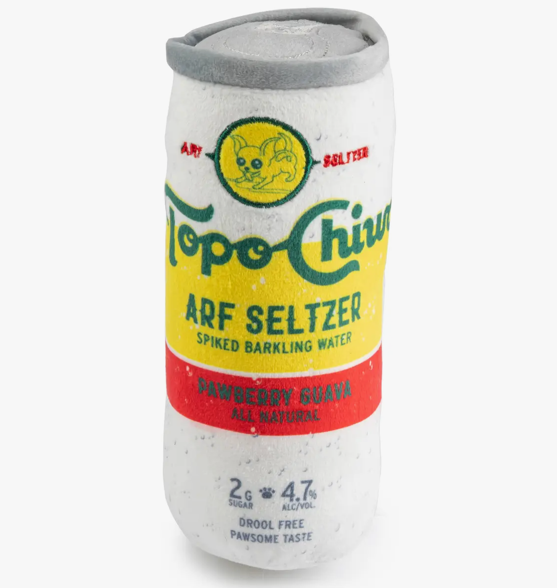 Topo Chiwawa Seltzer Squeaker Dog Toy