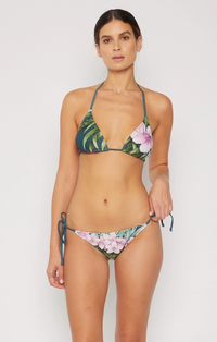 Triangle Top Tie On Side - Aloha Forest
