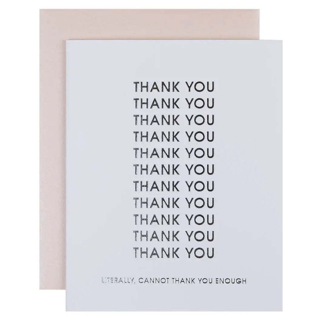 Card - Cannot Thank You Enough - Greeting Card