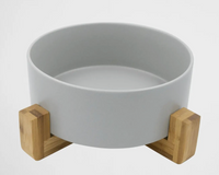 Ceramic Pet Bowl with Stand - Louie Living