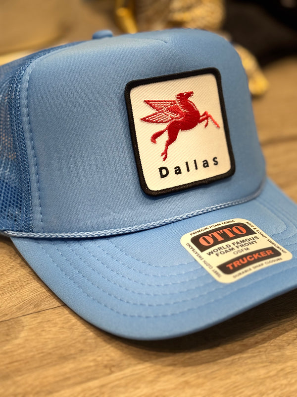 Dallas Pegasus Hat in Light Blue