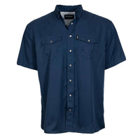 Hooey - "Sol" Navy Short Sleeve Pearl Snap Shirt