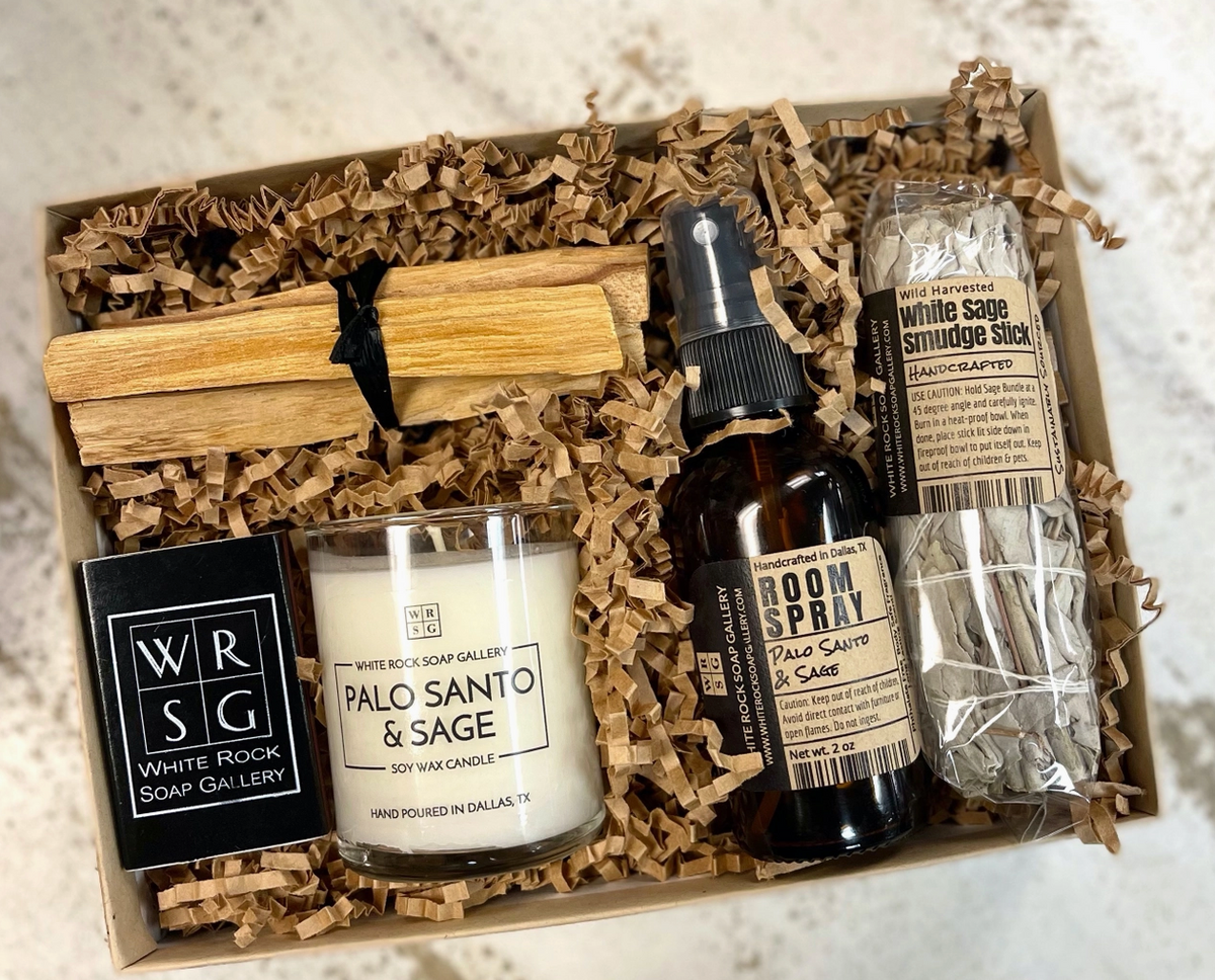 White Rock Soap Gallery Palo Santo & Sage Gift Set