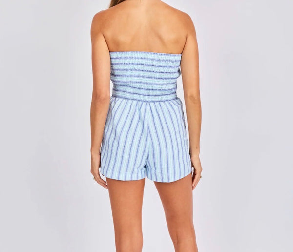 Cape Cod Romper Sage the Label