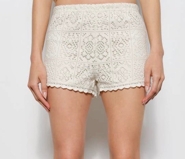 Remi Crochet Shorts