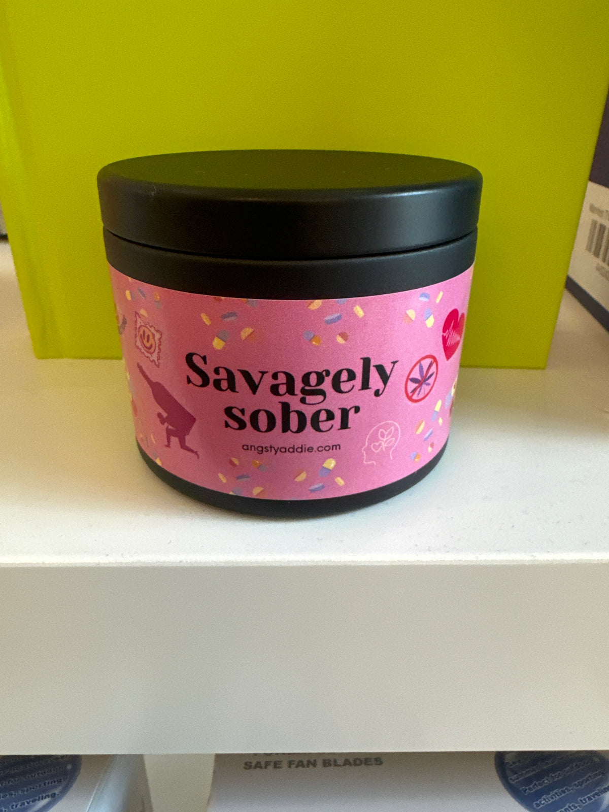 Angsty Addie - Savagly Sober  Candle - 4oz Rosewood Mimosa