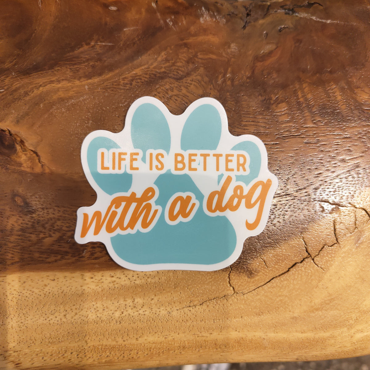 Sticker - Lige Is Better With A Dog