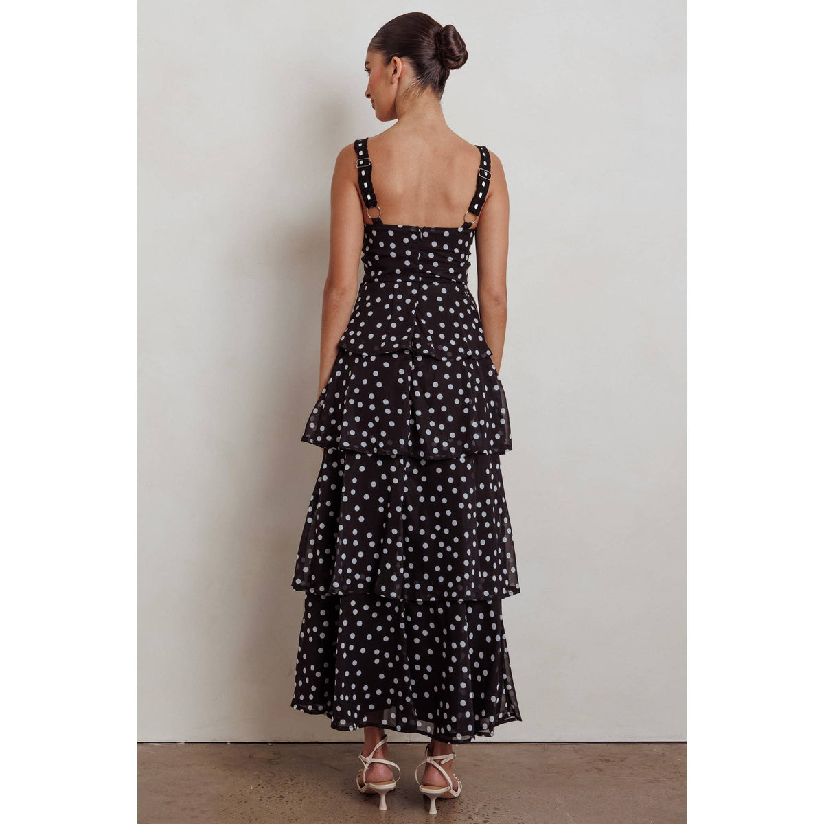 Polka Dot Maxi Dress