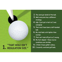 500 Excuses For a Bad Golf Shot
