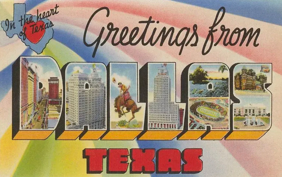 Greetings From Dallas Magnet