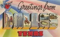 Greetings From Dallas Magnet