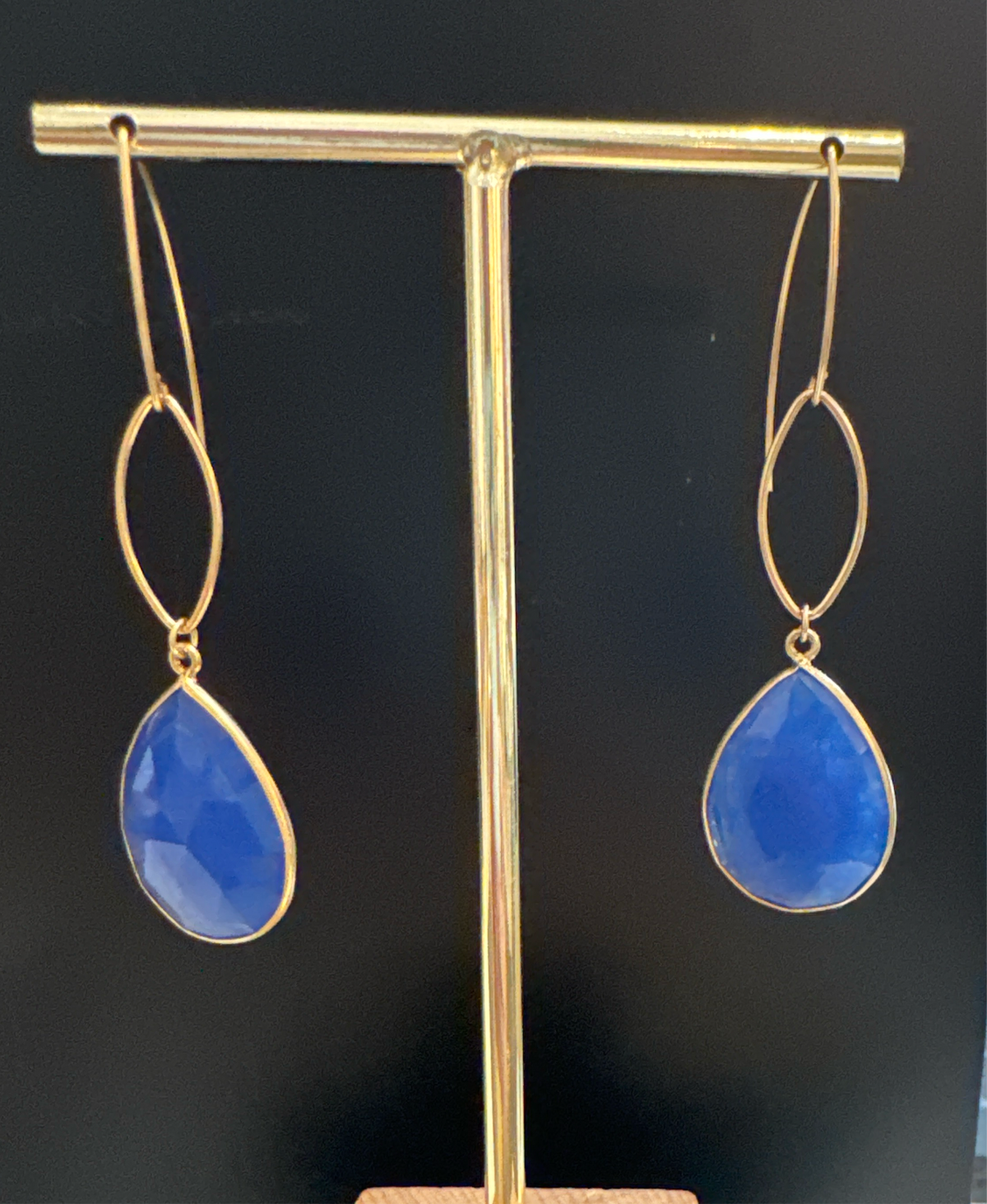 ALD Lapis Tear Drop Earrings