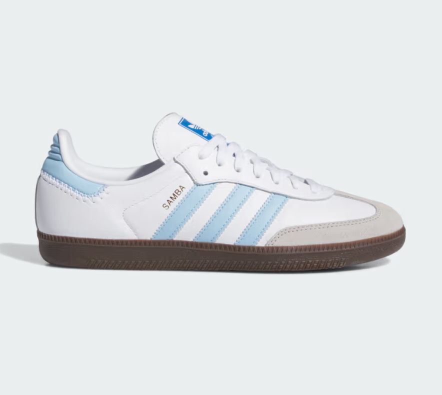 Adidas Samba OG White Sky Blue White Sky Blue Size US M 7.5 Fits W Apothecary Social