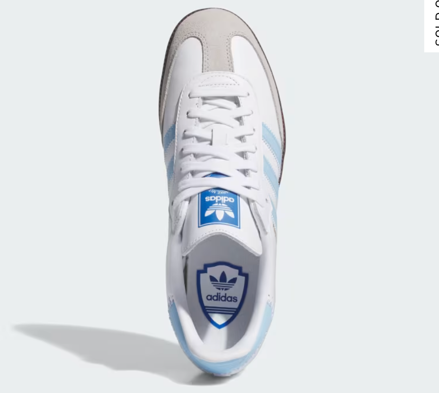 Adidas Samba OG White Sky Blue White Sky Blue Size US M 7.5 Fits W Apothecary Social